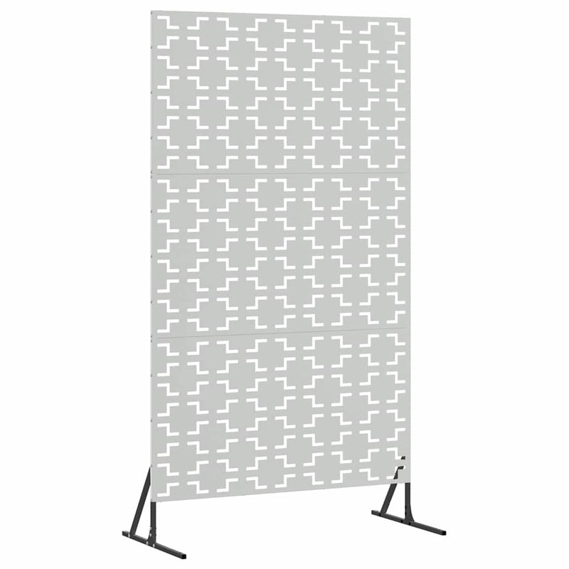 Afbeelding laden in galerijviewer, Vidaxl privacyscherm 100 x 50 x 180 cm gegalvaniseerd staal zilver
