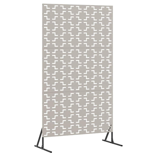 Vidaxl privacyscherm grijs 100 x 50 x 180 cm cortenstaal
