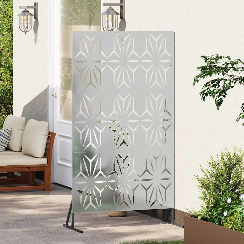 Afbeelding laden in galerijviewer, Vidaxl privacyscherm 100 x 50 x 180 cm gegalvaniseerd staal zilver

