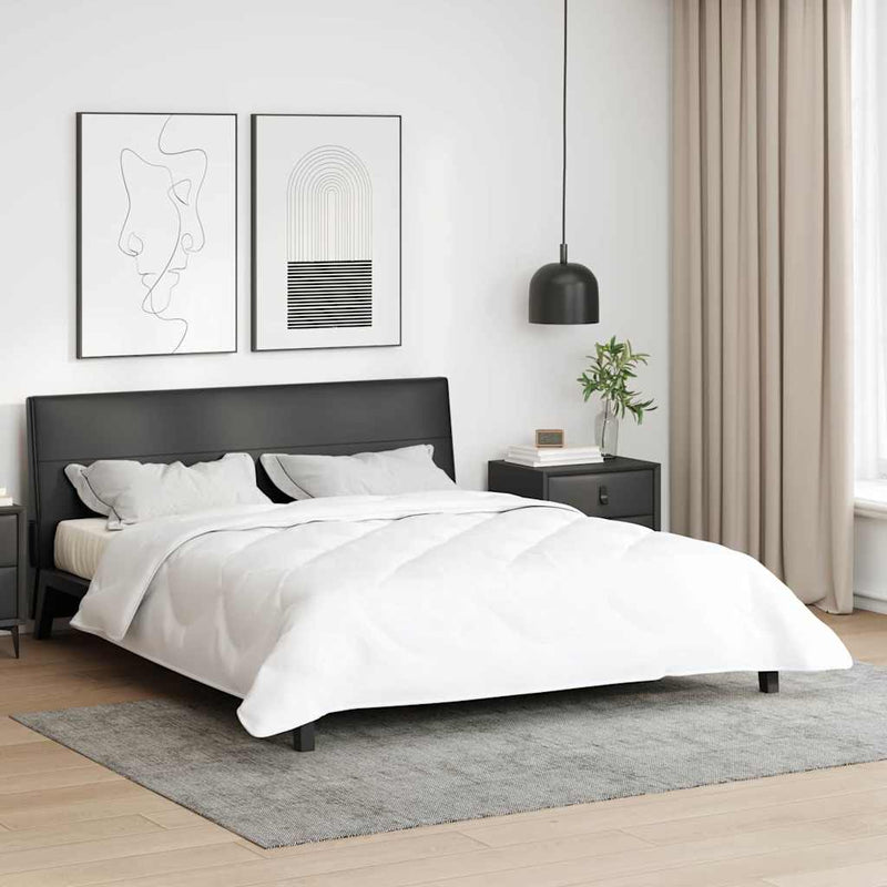 Afbeelding laden in galerijviewer, Vidaxl dekbed wit 240 x 200 x 5 cm polyester
