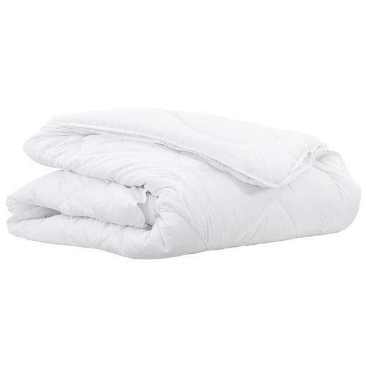 Vidaxl 2-in-1 dekbed wit 155 x 200 cm polyester