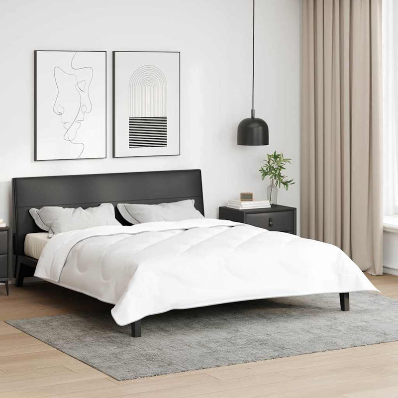 Afbeelding laden in galerijviewer, Vidaxl 2-in-1 dekbed wit 200 x 200 cm polyester
