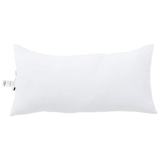 Vidaxl hoofdkussen met kussen wit 61 x 41 x 20 cm polyester