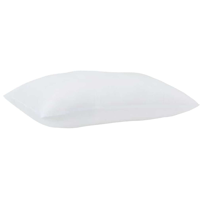 Afbeelding laden in galerijviewer, Vidaxl hoofdkussen met kussen 2 pcs wit 61 x 41 x 20 cm polyester
