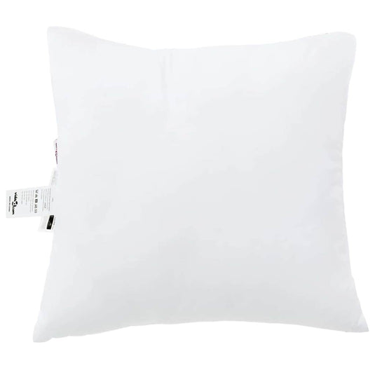Vidaxl hoofdkussen met kussen 2 pcs wit 80 x 80 x 20 cm polyester