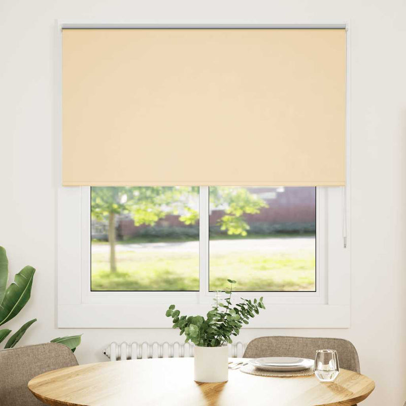 Afbeelding laden in galerijviewer, Vidaxl rolgordijn verduisterend 120x150 cm stofbreedte 116,6 cm beige
