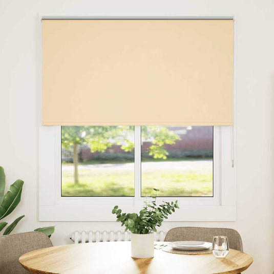 Vidaxl rolgordijn verduisterend 120x150 cm stofbreedte 116,6 cm beige