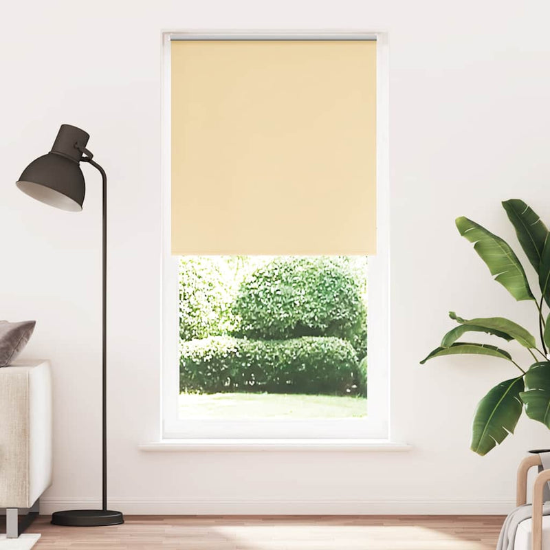 Afbeelding laden in galerijviewer, Vidaxl rolgordijn verduisterend 110x230 cm stofbreedte 105,7 cm beige
