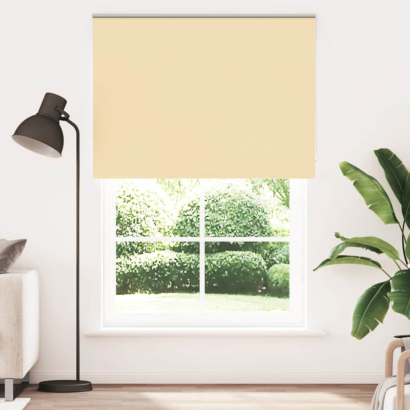 Afbeelding laden in galerijviewer, Vidaxl rolgordijn verduisterend 160x230 cm stofbreedte 156,6 cm beige
