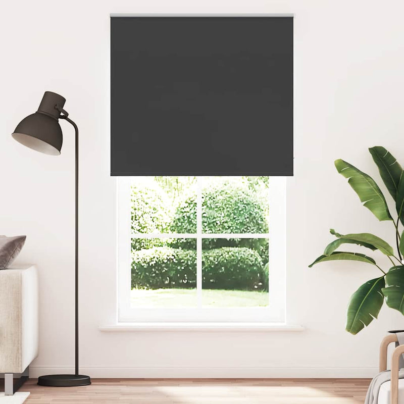 Afbeelding laden in galerijviewer, Vidaxl rolgordijn verduisterend 130x230 cm stofbreedte 126,6 cm zwart
