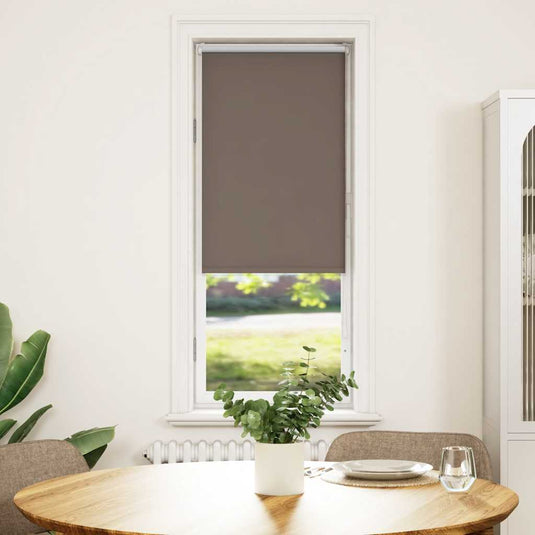Vidaxl rolgordijn verduisterend koffie 40x130 cm stofbreedte 35,7 cm