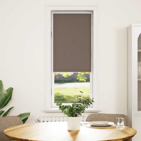 Vidaxl rolgordijn verduisterend koffie 50x175 cm stofbreedte 45,7 cm