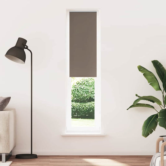 Vidaxl rolgordijn verduisterend koffie 55x210 cm stofbreedte 50,7 cm