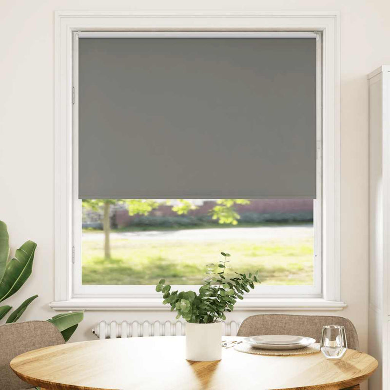 Afbeelding laden in galerijviewer, Vidaxl rolgordijn verduisterend 115x150 cm stofbreedte 110,7 cm grijs
