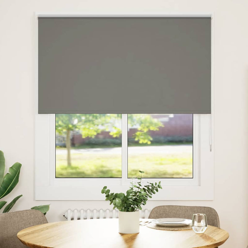 Afbeelding laden in galerijviewer, Vidaxl rolgordijn verduisterend 130x150 cm stofbreedte 126,6 cm grijs
