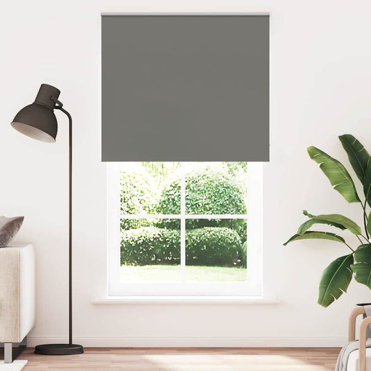Vidaxl rolgordijn verduisterend 135x210 cm stofbreedte 131,6 cm grijs