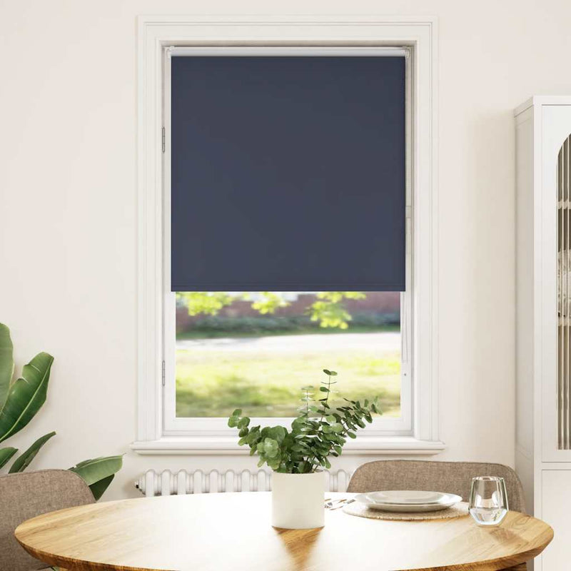 Afbeelding laden in galerijviewer, Vidaxl rolgordijn verduisterend 85x130cm stofbreedte 80,7 cm polyester
