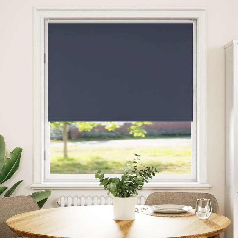 Afbeelding laden in galerijviewer, Vidaxl rolgordijn verduisterend 105x130 cm stofbreedte 100,7 cm blauw
