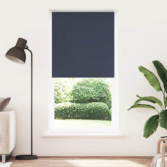 Vidaxl rolgordijn verduisterend 110x210 cm stofbreedte 105,7 cm blauw