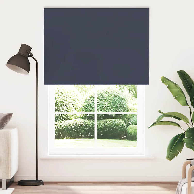 Afbeelding laden in galerijviewer, Vidaxl rolgordijn verduisterend 155x210 cm stofbreedte 151,6 cm blauw
