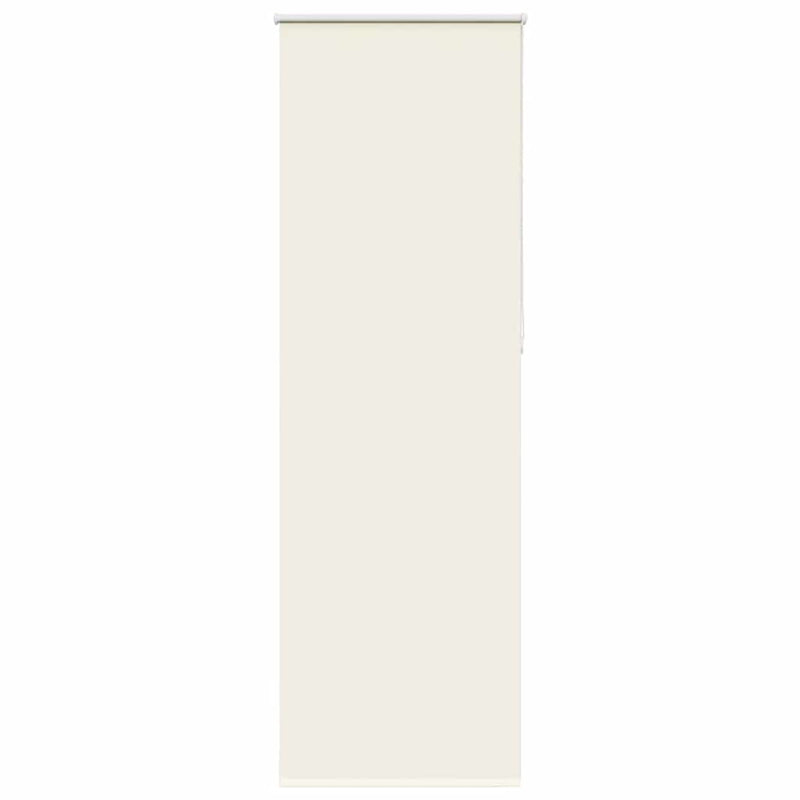 Afbeelding laden in galerijviewer, Vidaxl rolgordijn verduisterend gebroken wit 85x230 cm stofbreedte
