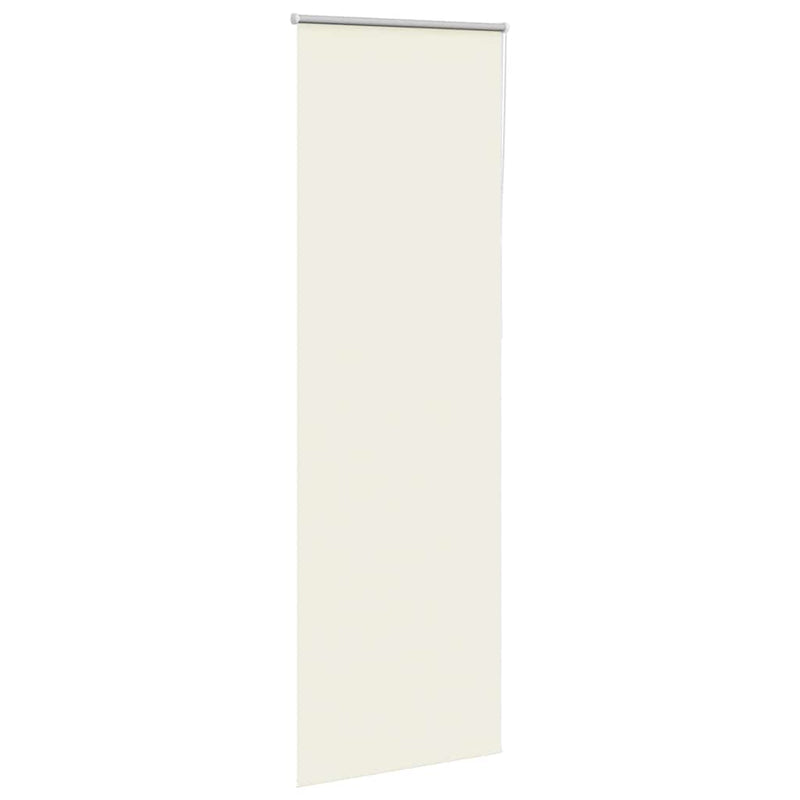 Afbeelding laden in galerijviewer, Vidaxl rolgordijn verduisterend gebroken wit 85x230 cm stofbreedte
