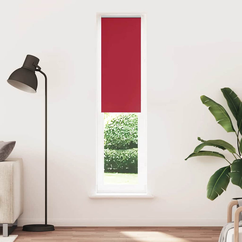 Afbeelding laden in galerijviewer, Vidaxl rolgordijn verduisterend rood 40x210 cm stofbreedte 35,7 cm
