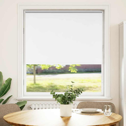 Vidaxl rolgordijn verduisterend wit 105x175 cm stofbreedte 100,7 cm