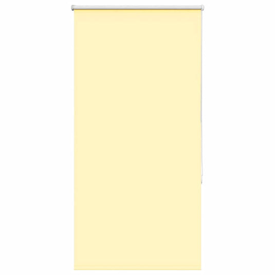 Vidaxl rolgordijn verduisterend 70x130 cm stofbreedte 65,7 cm geel