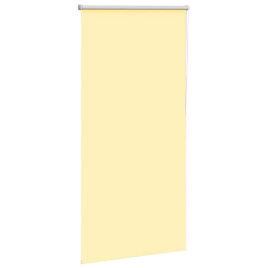 Vidaxl rolgordijn verduisterend 70x130 cm stofbreedte 65,7 cm geel