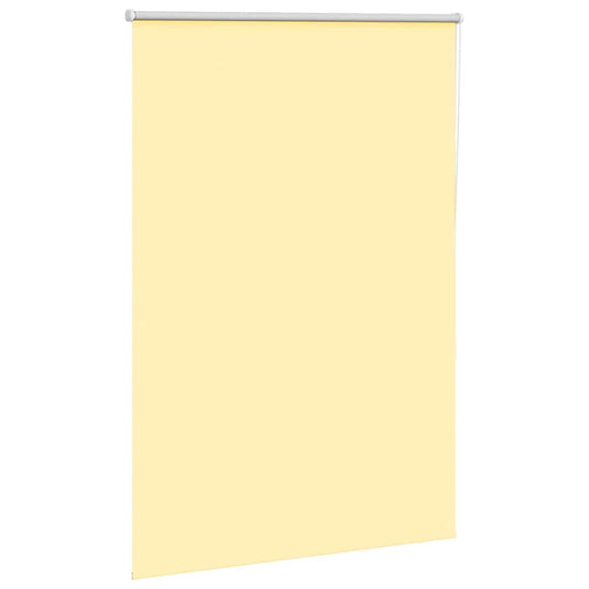 Vidaxl rolgordijn verduisterend 105x150 cm stofbreedte 100,7 cm geel