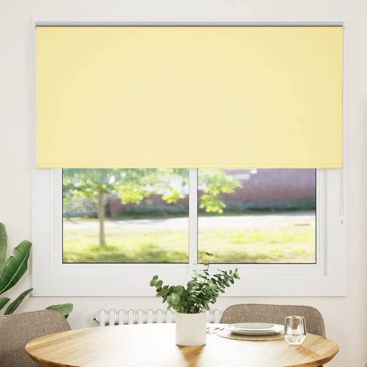 Vidaxl rolgordijn 145x175 cm stofbreedte 141,6 cm verduisterend geel
