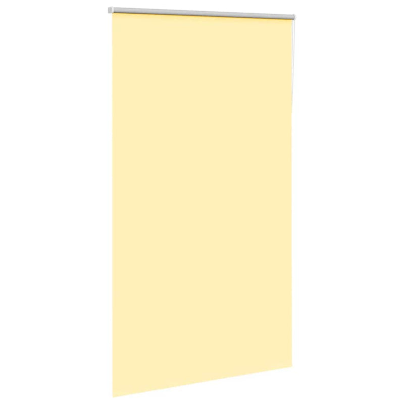 Afbeelding laden in galerijviewer, Vidaxl rolgordijn verduisterend 135x210 cm stofbreedte 131,6 cm geel
