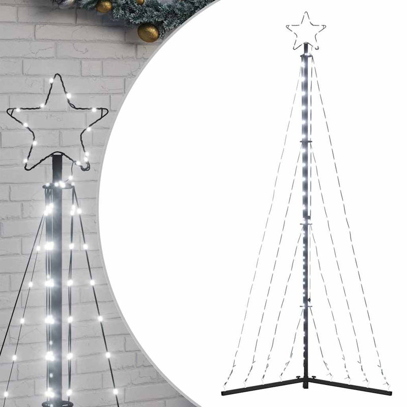 Afbeelding laden in galerijviewer, Vidaxl led-kerstboom 339 leds koud wit 182 cm
