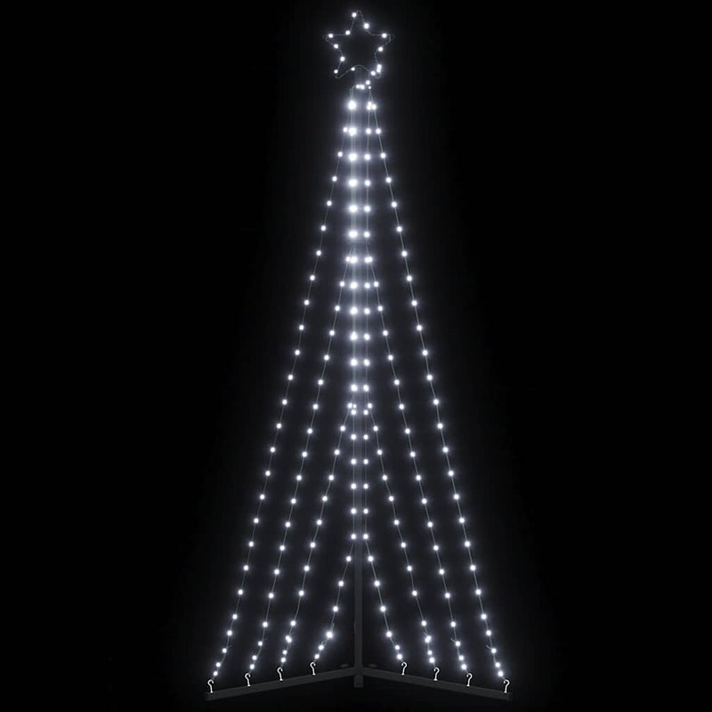 Afbeelding laden in galerijviewer, Vidaxl led-kerstboom 339 leds koud wit 182 cm
