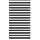 Vidaxl zebra rolgordijn 125x230 cm stofbreedte 120,9 cm zwart