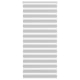 Vidaxl zebra rolgordijn 95x230 cm stofbreedte 90,9 cm lichtgrijs