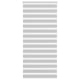 Vidaxl zebra rolgordijn 100x230 cm stofbreedte 95,9 cm lichtgrijs