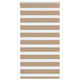 Vidaxl zebra blind 85x100 cm stofbreedte 80,9 cm polyester zandbruin