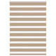Vidaxl zebra blind 100x100 cm stofbreedte 95,9 cm polyester zandbruin