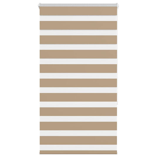 Vidaxl zebra blind 70x150 cm stofbreedte 65,9 cm polyester zandbruin
