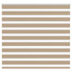Vidaxl zebra blind 155x150 cm stofbreedte 150,9 cm polyester zandbruin