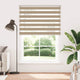 Vidaxl zebra blind 165x230 cm stofbreedte 160,9 cm polyester zandbruin