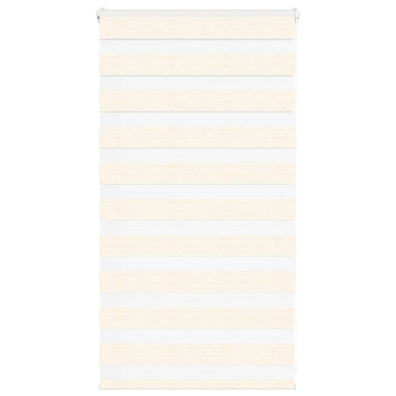 Afbeelding laden in galerijviewer, Vidaxl zebra rolgordijn 85x100 cm stofbreedte 80,9 cm marmerbeige
