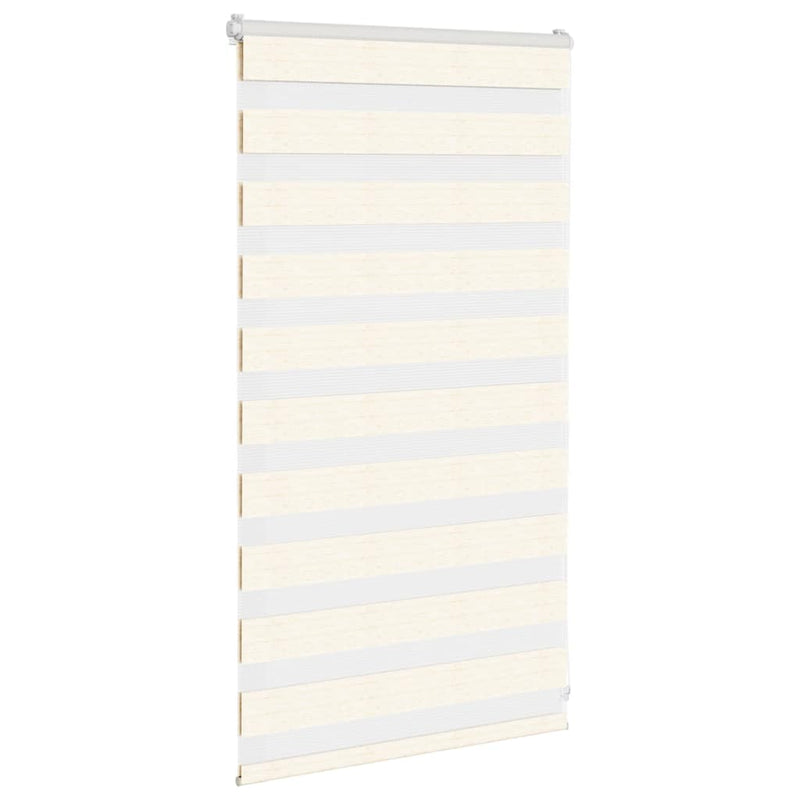 Afbeelding laden in galerijviewer, Vidaxl zebra rolgordijn 85x100 cm stofbreedte 80,9 cm marmerbeige
