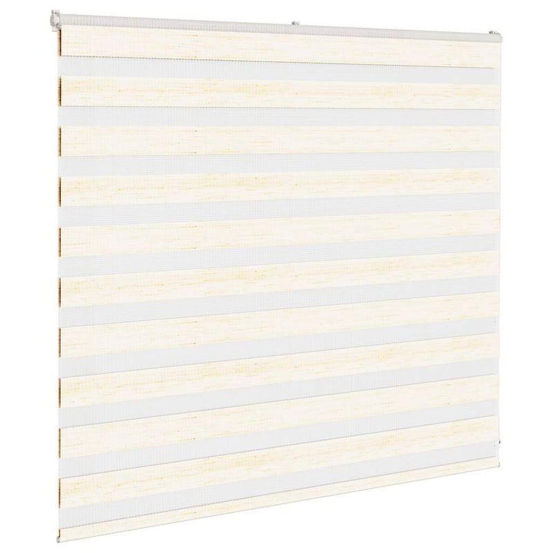 Afbeelding laden in galerijviewer, Vidaxl zebra rolgordijn 155x100 cm stofbreedte 150,9 cm marmerbeige
