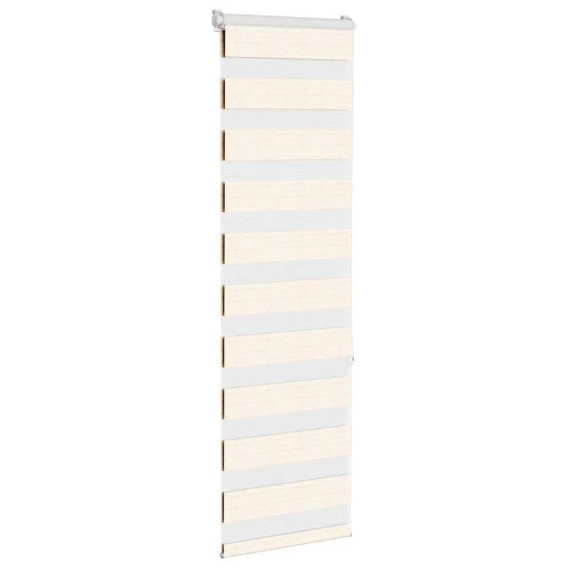 Afbeelding laden in galerijviewer, Vidaxl zebra blind 40x150 cm stofbreedte 35,9 cm polyester marmerbeige
