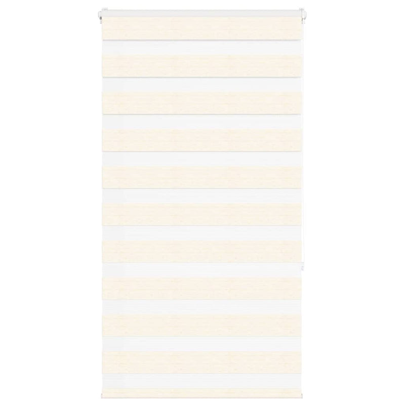 Afbeelding laden in galerijviewer, Vidaxl zebra blind 80x150 cm stofbreedte 75,9 cm polyester marmerbeige
