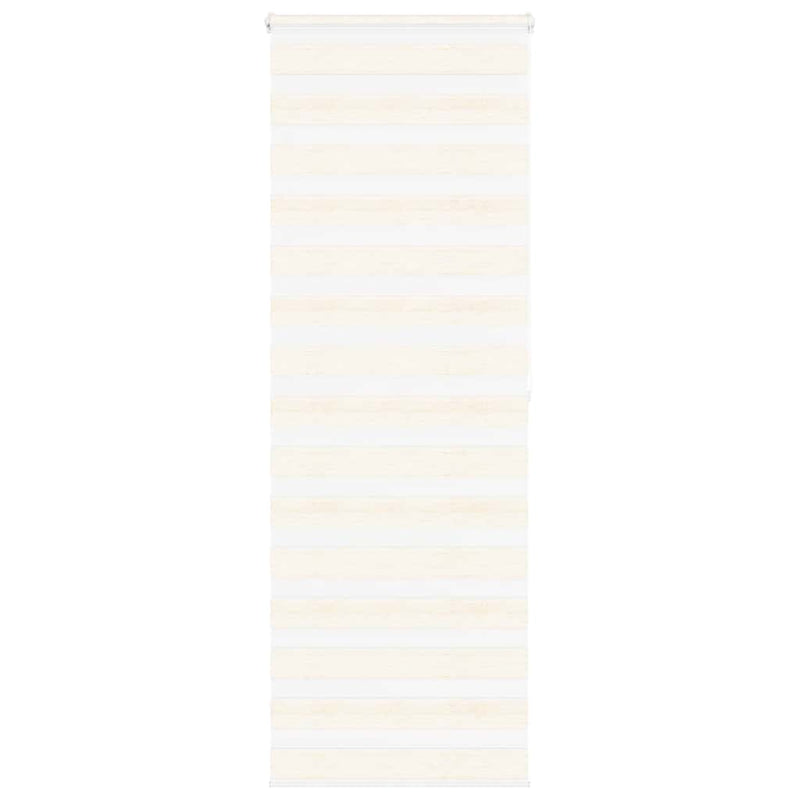 Afbeelding laden in galerijviewer, Vidaxl zebra rolgordijn 80x200 cm stofbreedte 75,9 cm marmerbeige
