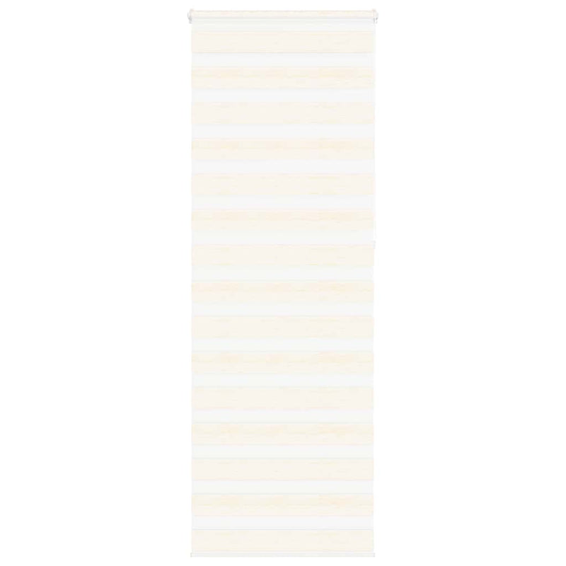 Afbeelding laden in galerijviewer, Vidaxl zebra rolgordijn 75x230 cm stofbreedte 70,9 cm marmerbeige
